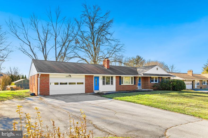 ***REDUCED $25,000*** WONDERFUL opportunity to call this updated and expansive Rambler home.  Situated on a large, level, 1/2 acre lot in desirable Clarksburg with easy access to I-270, dining, the outlet mall, parks, and golf courses. Many updates include additional living space with the enclosure of the breezeway creating a family room, mudroom with built-ins, half bath and access to the kitchen and the backyard. Updated gourmet kitchen with custom cabinetry, granite counters, and pantry; elegantly updated primary bath. The formal living room with cozy fireplace, dining room, three bedrooms and additional full bath (2 full 1 half) complete the main level. Lower level has a large recreation room with masonry fireplace, bedroom with large closet and an egress window, large storage and laundry area and exterior stair access to rear yard. Storage shed/workshop with electricity. Updated windows, oil tank, and well equipment. Radiant floor heating on the main floor (not baseboard), tankless hot water.  Please call helpful Listing Agent with any questions...  Thank you for showing!