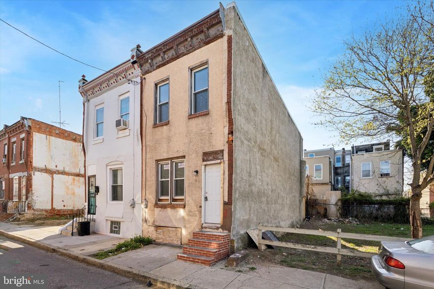 This 2-story townhouse offers 3 bedrooms and 1 full bathroom across 1,036 square feet of potential-filled living space.
As you approach, the classic brick façade invites you into a space brimming with opportunity. Inside, the layout provides a canvas ready for your personal touch. The living and dining areas offer a foundation to create a warm and inviting atmosphere, perfect for both relaxation and entertaining.
The kitchen awaits your vision, offering ample space to design your culinary haven. Upstairs, you'll find three bedrooms, each ready to be transformed into cozy retreats or functional spaces to suit your needs.
Situated in a neighborhood with easy access to local amenities and public transportation, this property is ideal for those looking to invest in a home they can truly make their own.
Don't miss the chance to unlock the potential of this North Philadelphia townhouse—schedule your showing today!