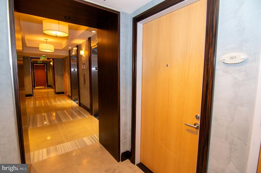 Looking for the ultimate rental experience?  Turnberry Towers is it. Turnberry Towers is known for the finest luxury  finishes though-out. This huge 1BR/den & 2BA unit (1405 sq.ft. of living space) will delight your soul. It has over sized balcony (260 sq.ft), unobstructed west side city view.  Welcoming hardwood  foyer with access to laundry area featuring  front loading Miele W&D, and folding area. Full contemporary  bath across from large den with designer lighting.
Stunning chef's kitchen with floor to ceiling Snaidero Italian Cabinets, Sub-Zero refrigerator, Miele dishwasher/cook-top (gas)/microwave (on order), beautiful Britannica Gold Quarts counter & backsplash, copper sink, tray ceiling with reset lighting. All overlooking floor to ceiling wall of windows and SGD to balcony.  Primary Bedroom with wall of floor to ceiling windows and SGD to balcony, tray ceiling reset lighting and reading lights next to bed. Custom barn door open to the large walk-in closet with designer shelving & draws. Primary bath with marble floor and walls. Large separate shower with multiple shower heads, Chroma therapy tub, and dual vanities. Separate storage unit. All this plus all the amenities of Turnberry Towers: 24-hour complimentary valet parking, concierge, indoor pool, hot tub, theater, business office, outside terrace, health club and Yoga studio. Blocks away to Rosslyn Metro, bars/ restaurants, grocery stores and all Rosslyn has to offer.