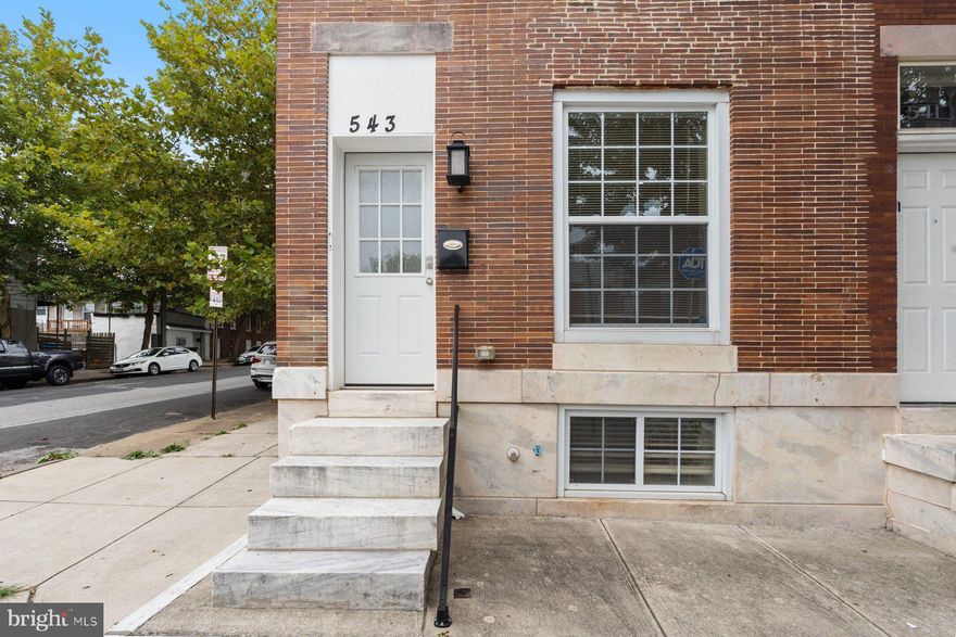 Back on the market — buyer financing fell through.

Beautifully Updated End-of-Group Rowhome Near Patterson Park!

This spacious end-of-group home offers nearly 2,000 sq. ft. of stylish living with 3 bedrooms and 3.5 bathrooms. Perfectly located just a short walk from Patterson Park and Johns Hopkins Medical Campus, the property blends historic charm with modern finishes.

Inside, you’ll find gleaming hardwood floors, exposed brick accents, and abundant natural light throughout. The modern kitchen is equipped with stainless steel appliances, while the open layout is perfect for entertaining. A finished basement with a full bathroom adds extra living space, while the half bath on the main level, hall bath upstairs, and private en-suite in the primary bedroom provide convenience for everyone.

Upstairs, generously sized bedrooms offer comfort and privacy, including a bright owner’s suite with a modern bath.

Additional highlights include in-unit laundry, free street parking, and a private parking pad. Outdoor living is easy with a rear deck and covered patio, ideal for relaxing or hosting.

Don’t miss the opportunity to call this move-in ready home yours!