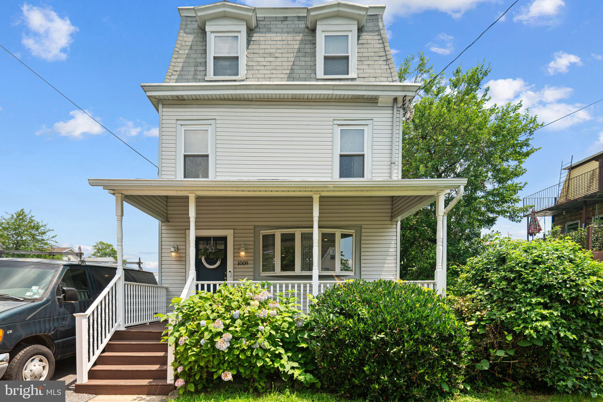 Welcome to 1009 Pennsylvania Avenue a modern and beautifully maintained home tucked away on a quiet street in desirable Prospect Park. This updated gem offers the perfect blend of charm, functionality, and convenience. The spacious driveway easily fits up to six cars, a rare find in the area! Step onto the inviting front porch, or enjoy the serenity of multiple outdoor spaces including a sun-drenched backyard, shaded side yard, and a back deck ideal for entertaining or relaxing. Inside, you'll find an open concept layout with gleaming wood floors, crown molding, and abundant storage space throughout. The kitchen features granite countertops, stainless steel appliances, and a modern design that opens seamlessly to the main living area—perfect for today’s lifestyle. There is also main-level laundry, right off the kitchen for convenience and multi-tasking. Upstairs, the loft-style primary bedroom is a true retreat, complete with a private ensuite bathroom, mini-split for customized temperature control, and generous closet space. Located within a stone's throw to Prospect Park Elementary and the local police station, this home offers both peace of mind and convenience. Commuters will appreciate the quick access to Philadelphia International Airport and easy routes into the city. Don’t miss your chance to own this updated, spacious, and well-cared-for home in a quiet yet connected neighborhood!
