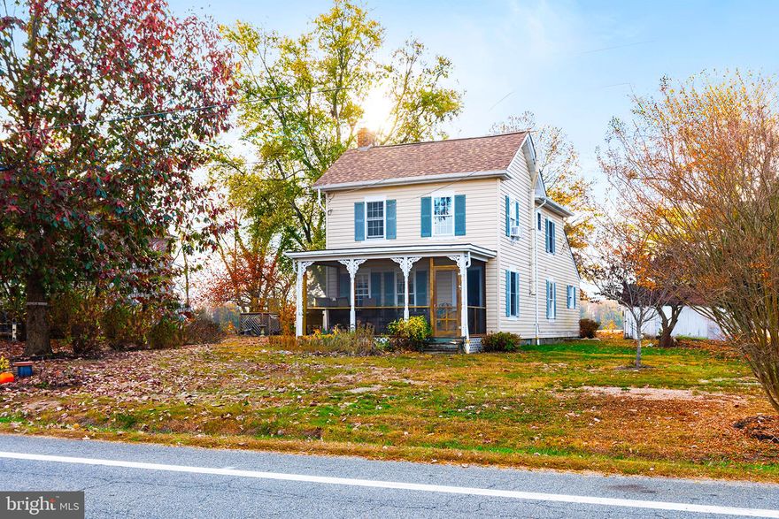 Lovely restored country home in the quaint village of Still Pond. 
The house has many upgrades including a new roof in 2024, a remodeled Kitchen in 2023, a BAT septic system, wood floors, a screened-in front porch, and a rear mud room. Beautiful sunsets over the farm field, a quiet neighborhood, and much more.
Also included is the guest cottage with Barnwood walls, and barn door. kitchen and bathroom remodeled in 2022. Rent it out, use it as an office, or for a guest cottage.
Home Sweet Home is 15 minutes to downtown Chestertown and 30 minutes to Middletown. Move in ready!