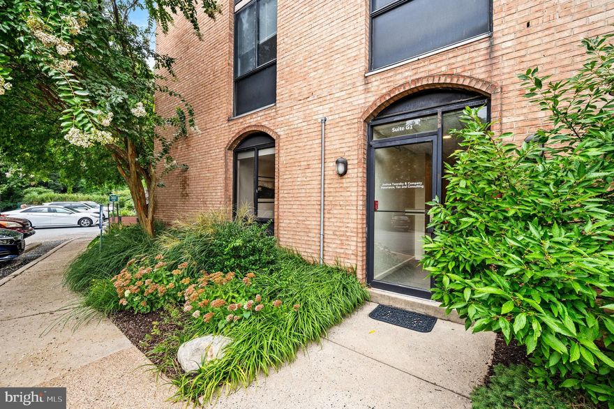 Exceptional commercial opportunity in Swarthmore...here's your chance to walk to work, or rent out on a daily basis! These offices are situated on property adjacent to Swarthmore College and are located on the ground floor of The Strath Haven Condominium complex. Currently configured as professional offices, this unit includes 4 offices, 2 workstations, 2 powder rooms, a kitchenette, and 2 separate entrances (1 from the parking lot and the other from the lobby).  There is ample parking just steps from the office doors.  Are you an accountant?  Therapist?  Attorney?  or Professor?  This would be perfect for you!  
A unique feature of the unit is that the new owner has the flexibility to use the 945sf space as a residence if they chose to convert it.
The condominium fee is $852, and a 2 moth capital contribution fee is required at settlement. The monthly fee includes heat, water (hot and cold) central air via new individual units in each room, gas, van service to Swarthmore train and town and various nearby retail, outdoor pool, library and community room. Conveniently located near Philadelphia airport and city, Wilmington and New Jersey.