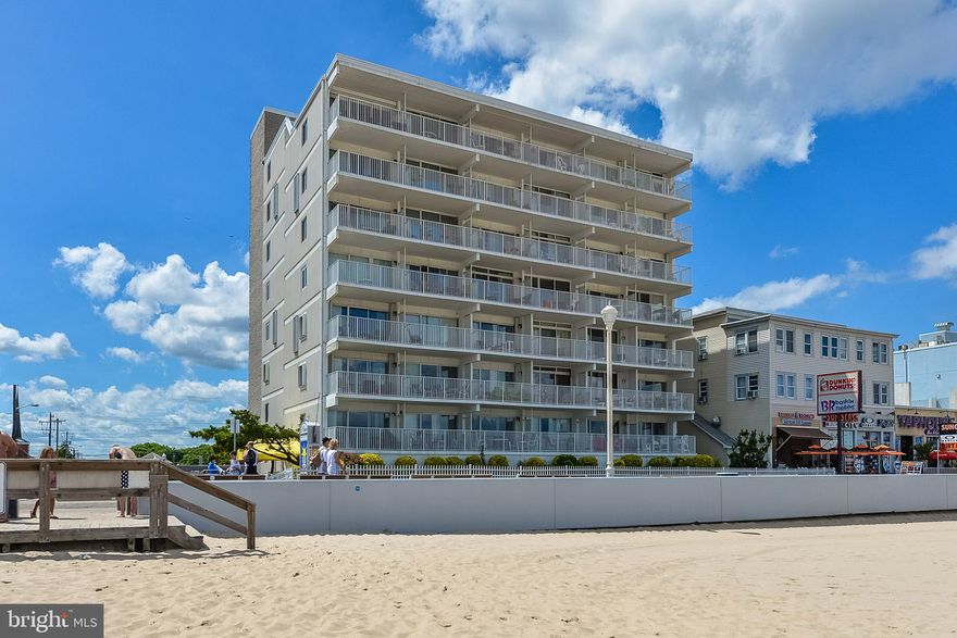 DIRECT OCEANFRONT ON THE BOARDWALK! TERRIFIC VIEWS OF THE BEACH AND BOARDWALK! This 2 level 2BR 2BA unit features aspacious  oceanfront living, dining and kitchen area. The oceanfront balcony features fabulous views overlooking the beach and up and down the boardwalk.  You can wake up early and watch the sunrise over the ocean or just spend hours relaxing and enjoying the sights and sounds of the boardwalk! You can take the elevator down and walk out to the beach, or just relax at the outdoor pool!  The El Capitan Condominium offers that true Ocean City experience.  Units at the El Capitan do not come on the market often so if you have interest do not hesitate contact us today!