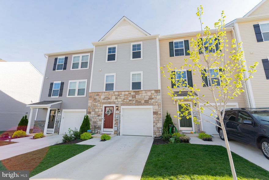 Lovely Townhome located in an up and coming subdivision.  Conveniently located to shopping, restaurants, schools, casino, etc. This home is in historic Jefferson County, WV.  Only minutes to the MD and VA lines. Making it a great location for commuters. Home features 3 bedrooms, 3.5 bath,  kitchen with stainless steel appliances, quartz countertops and laminated flooring  all open to living and dining areas,  Lower/entry level offers great space with a full bath and large rec room  with office,  kitchenette or craft area, you decide what your vision will be. Upper level primary suite with walk- in closet, double vanity, garden tub, and separate shower. The rear yard is fully enclosed with an 18 X 15 maintenance free trex deck.  Please call today to view this beautiful home and for all your real estate needs.