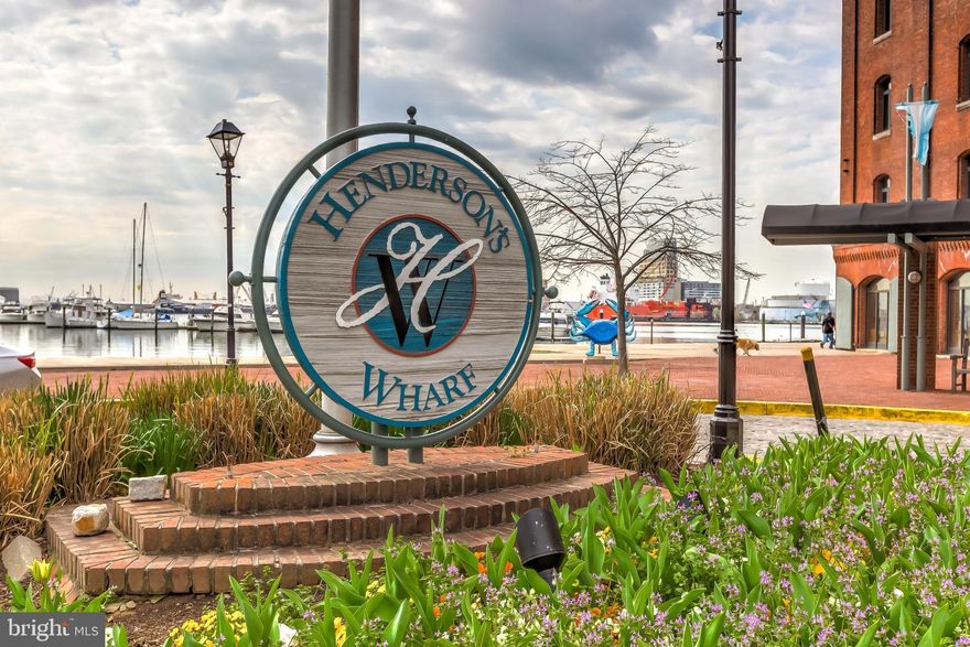 Your New Home. Great Location and Great Building. Condo has been remodeled. a couple of years ago.  Quiet Courtyard View. Security Building, Front Desk/Concierge. Parking available at Henderson's Wharf Marina for approx. $120 a month rental fee just around 100 feet from the building.  Other parking lots in the area provide monthly parking as well.  Also street parking with Baltimore City Permit. 
 Required Lead Based Paint Testing  being  completed/MDE Cert available and Baltimore City Rental License  available.

Application Link to Canton Management Company.  Find property on their website and use the apply button.  650+ Credit Score Required .  https://www.cantonmanagement.com/

 Newer hardwoods. Quartz counter tops, newer stove, bathroom vanity/lights . Concierge service, 24 hour security.  Right in the heart of it all. This is a very well kept building and condo. Please have your client read through the Henderson's Wharf Rules and Regs  and  addenda  that are in the Document Section of this listing to get a better understanding of the Move In Fees and Process.

Make It You New Home!