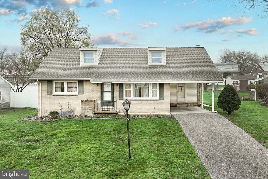 Charming Cape Cod with Endless Potential!
This 4-bedroom, 1 1/2 bathroom home in York Suburban school district offers classic Cape Cod charm and a great opportunity to make it your own. Nestled on a quiet street, this home features a traditional layout with two bedrooms on the main level and two additional upstairs. While the interior is bit dated, it has been lovingly maintained and is ready for your personal touch.  Updated double hung windows throughout and partially finished basement offers a rec space away from main floors .  Upstairs bedrooms are huge!  Deep cedar closet in upstairs hallway for extra storage.  This brick home offers solid bones, a spacious backyard, and a convenient location close to schools, parks, and amenities. Bring your vision and unlock the potential of this timeless gem!