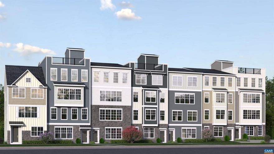 Under construction for a late Summer completion, the Maple offers 2,612 square feet of flexible, low-maintenance living across two levels in Brookhill Square, a brand-new section of the Brookhill neighborhood in Charlottesville. This unique condo layout lives more like a single-family home, with the main level located on the third floor of the building. Inside, you?ll find an open-concept design featuring a large family room, spacious kitchen with a large island and walk-in pantry, and a dining area that opens to a covered porch. A powder room and coat closet add everyday convenience, and some homes offer an optional flex room to expand the living space. The fourth floor includes a generous primary suite with a private bath and walk-in closet, two additional bedrooms, a full hall bath, and a centrally located laundry area. This home includes a rooftop terrace! Brookhill Square combines new construction with a low-maintenance lifestyle, all in a thoughtfully planned community just off Route 29 North. This is a brand-new floor plan; photos are not yet available. Digital renderings are provided for inspirational purposes only and may not reflect final finishes or layout. Features, specifications, and community details may vary.,Granite Counter,Painted Cabinets,Wood Cabinets