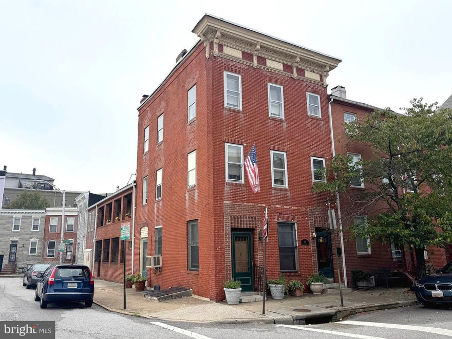 REAL ESTATE AUCTION featuring ON SITE and SIMULCAST ONLINE BIDDING!! Online Bidding Opens - Wednesday, October 15, 2025. Live On Site Bidding - Friday, October 17, 2025 at 12:00 noon. List price is opening bid only. 1021 Stiles Street is a three story corner building located in Baltimore’s well-known Little Italy neighborhood near Downtown Baltimore and Harbor East. The building sits prominently at the corner of Stiles Street and Lloyd Street near Central Avenue. Significant development is and has been ongoing in the area for the past several years. The building was used at one time as a beauty shop and three apartments, but has been most recently used as a single family residence. The property is well situated to be renovated for continued single family use, or redeveloped as a commercial, multifamily or mixed use property.