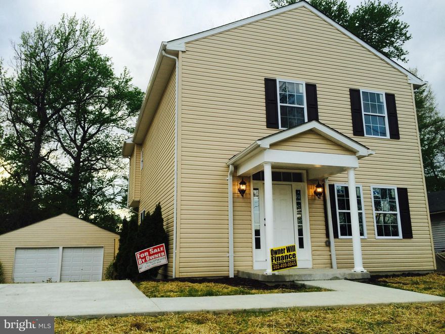 OWNER SAYS SELL NOW!!! Brand New Home Construction! BEST HOUSE in Capitol Hgts.,Hands Down! Detached Wired 2 Car Garage, Ceramic tiles, Stainless Steel Appliances, Granite Counters, Recessed Lighting, New Carpet, Fresh Paint, 2 Decks, Loads of Closet Space, Custom Designed Master Bathroom, HUGE Bedrooms, Over 2000 Sq Ft! 100% Financing Available!