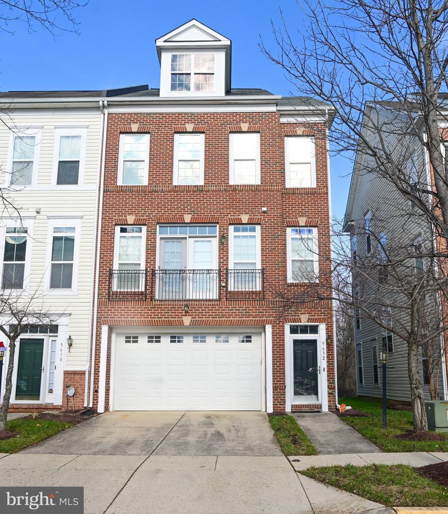 Welcome! This end unit townhome offers three Levels, three beds, three full-baths, one half-bath, all nestled in a gated community. The house has an open feel with plenty of natural light pouring through the large windows and hardwood floors.  There is space for a family room off the kitchen and bonus space off the living room that could serve as an office/den/library/craft/gaming room. The top level boasts a spacious primary ensuite with soaking tub, separate shower and double vanity. Two additional spacious bedrooms, full bath and laundry room complete the top level. The lower level is an owner's dream, it can be anything you want: a cozy theater room, hang out space, entertainment area or close it in to create a potential bedroom, the possibilities are endless. The lower level also includes a full bath, a private exit to backyard and entrance from the garage.  The property is conveniently located near a government agency office building, metro station, and restaurants. Community amenities are available, for an additional annual fee, and include a community clubhouse with controlled access, wi-fi center, media center, conference room, entrainment kitchen, fitness center, indoor basketball/sports court, tennis courts, and pool. HOA covers security, lawn maintenance and shared area maintenance.