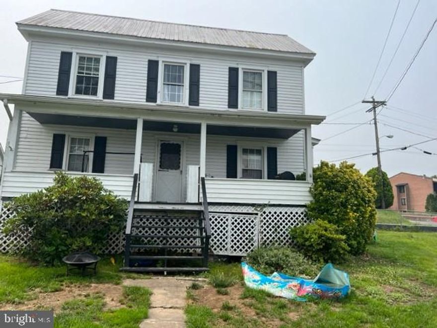 Come see this spacious 4 bd, 2ba home built in the 1920's in the quaint town of Paw Paw.
Put a swing on the wide front porch, side yard is perfect for a garden and there is a  nice fenced yard for your furry friends. Adjacent lot w/ church structure is included in the sale. Home is located in the middle of town close to stores and schools in the town of Paw Paw. Minutes to the Paw Paw tunnel, Chesapeake and Ohio Canal, and Potomac River Public Access!