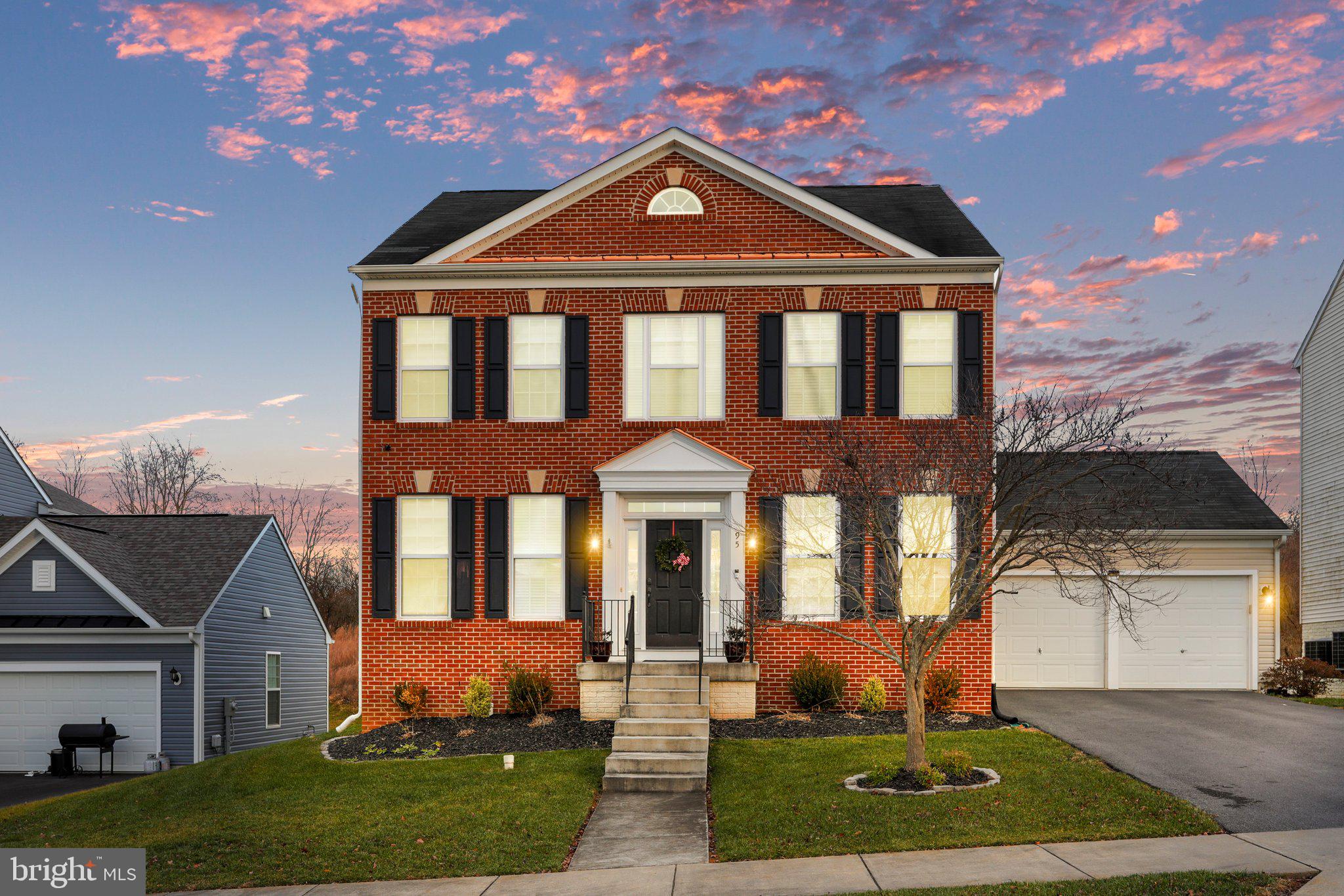 Situated in the highly desirable Huntfield neighborhood, this expansive colonial residence boasts a prominent brick front and ample space. Ideally located across from a spacious common area and a playground at the end of the street, this well-maintained home features beautiful hardwood floors throughout the main level. The kitchen is a highlight with granite countertops and updated appliances, including a cooktop, dishwasher, and refrigerator.
Upstairs, you'll find four bedrooms, each equipped with ceiling fans, and two updated bathrooms. The finished basement provides additional living space, featuring a full bath, an extra room currently used as a bedroom, a generous recreation room, and plenty of storage. Walkup stairs lead to the backyard and a brick patio. Noteworthy features include the attached two-car garage and a paved driveway.
Residents can enjoy various neighborhood amenities, such as a tennis court, two playgrounds, and wide sidewalks. High-speed internet is available through Xfinity. This residence perfectly combines comfort, functionality, and a prime location within the Huntfield community. Call and schedule your tour today!