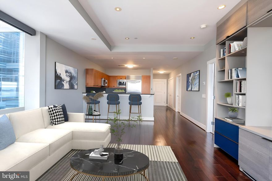 Welcome Home to Elevated Luxury Living at The Residences at Two Liberty Place!
Perched high on the 45th floor, this exquisite 2-bedroom, 2-bath corner residence offers a rare opportunity to experience modern sophistication and breathtaking PANORAMIC VIEWS of Philadelphia’s skyline. FLOOR-TO-CEILING WINDOWS flood the space with natural light, showcasing dramatic cityscape vistas from every angle.
Step inside to discover a bright, open-concept floor plan designed for both everyday living and effortless entertaining. The elegant guest bedroom is conveniently located adjacent to a beautifully appointed full hall bath, making it ideal for visitors or use as a home office. The heart of the home is the CHEF-INSPIRED KITCHEN, featuring custom cabinetry, gleaming granite countertops, and top-of-the-line appliances for a seamless culinary experience. The primary suite offers a serene retreat with a spa-like marble bathroom that boasts high-end finishes and ample space to RELAX AND UNWIND.
At Two Liberty Place, luxury extends far beyond your front door. Residents enjoy five-star amenities including 24-hour concierge and front desk service, a chauffeur-driven town car, a state-of-the-art fitness center, yoga and massage studios, an indoor swimming pool and sauna, a media room, and an elegant resident lounge with a bar. For pet lovers, Two Liberty is proudly pet-friendly.
With direct lobby access to one of Center City’s super fun shopping malls, you’ll find world-class dining, upscale boutiques, and top-tier entertainment just steps away. On-site parking is also available for an additional monthly fee, offering the ultimate in convenience and security.
This is more than a home—it's a lifestyle and AN AMAZING VALUE. Don’t miss your chance to own one of the most coveted corner units in all of Philadelphia. Schedule your private tour today and experience luxury redefined at The Residences at Two Liberty Place.