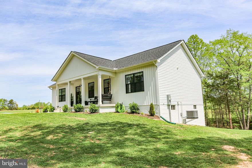 ***New Home - only 1 year old - on 2.25 Acres*** 2800 sqft*** Brand New Deck*** Brand New Patio*** Brand New Shed***  Welcome to 24646 Lands End Drive in beautiful Orange, Virginia—where modern farmhouse charm meets functional luxury. This stunning 5-bedroom, 3 full bath ranch-style home offers the perfect blend of style, comfort, and space for today’s growing family. Designed with an open and airy floor plan, this home is filled with natural light and thoughtfully crafted details throughout. The gourmet kitchen features granite countertops, stainless steel appliances, and a farmhouse sink—perfect for both everyday living and entertaining. Exposed natural beams and custom-inspired finishes add warmth and character, giving the home a truly elevated, custom feel. The spacious primary suite is a true retreat, highlighted by a luxurious en-suite bath complete with a freestanding soaking tub and upscale finishes. Hardwood floors, designer light fixtures, and beautifully tiled surfaces enhance the home’s modern appeal. The fully finished basement expands your living space with an additional bedroom, full bath, and a large recreation area—ideal for guests, a home office, or entertainment. This move-in ready home offers the perfect combination of modern design and country charm in a peaceful setting. Don’t miss your opportunity to make this exceptional property your own!  Call or email today to schedule your showing!