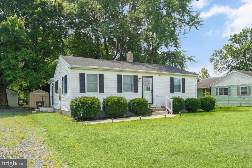 Country living close to town! This 2-bedroom, 1-bathroom Ranch-style home provides all the comforts of a secure and tranquil retreat! It is situated on a huge lot, offering the possibility of expansion! The inviting, spacious living room is perfect for family gatherings, while the dining room stands ready for cozy meals. The kitchen, with its oak cabinetry, offers ample storage and space to prepare delectable meals. There is a bonus room that works well as a den or office. The bathroom is equipped with an exquisite tile shower surround, combining functionality with style. Set on a sizable lot, the home also offers abundant space for outdoor recreation. A shed takes care of your storage needs. Quick and easy access to Route 13 makes commuting a breeze. This home seamlessly blends convenience and homeliness.