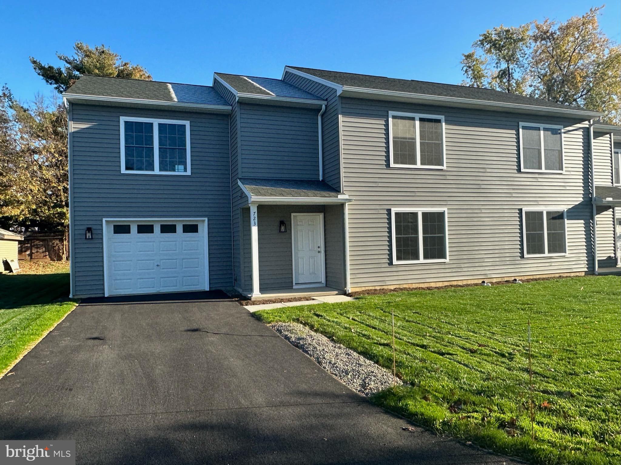 Move right in to this 1 year young home that is generous in size and features. Open first floor plan offers a white kitchen with pantry and all stainless steel appliances including the French door refrigerator. Open kitchen/ dining room and great room for today’s lifestyle. An additional walk in closet for more storage options. Lighting is upgraded and includes recessed light…all LED!
3 generous bedrooms second floor and a primary suite with bathroom and walk- in closet give you room to stretch.
High efficiency Mitsubishi mini splits afford 2 zones and even heating each room.
The garage is extra deep for room for a work bench or spare freezer or…..
Leaf Guard installed on all spouting.