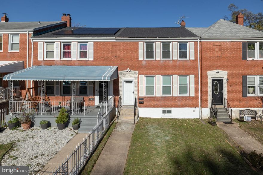 Spacious brick duplex built in 1955, offering approximately 1,452 sq ft of living space across two units — perfect for owner-occupants or investors. Unit layout: two 2-bedroom units. Both units feature hardwood floors, natural gas heating, central A/C, and generous room sizes. Located in the established East Arlington neighborhood just minutes from Druid Hill Park, Sinai Hospital of Baltimore and major transit routes — walk score and transit score are strong. Low maintenance brick exterior with on-street parking. Ideal entry into the Baltimore investment market or as a live-in with rental income. Second Floor unit currently occupied,  lease expires 4/2026