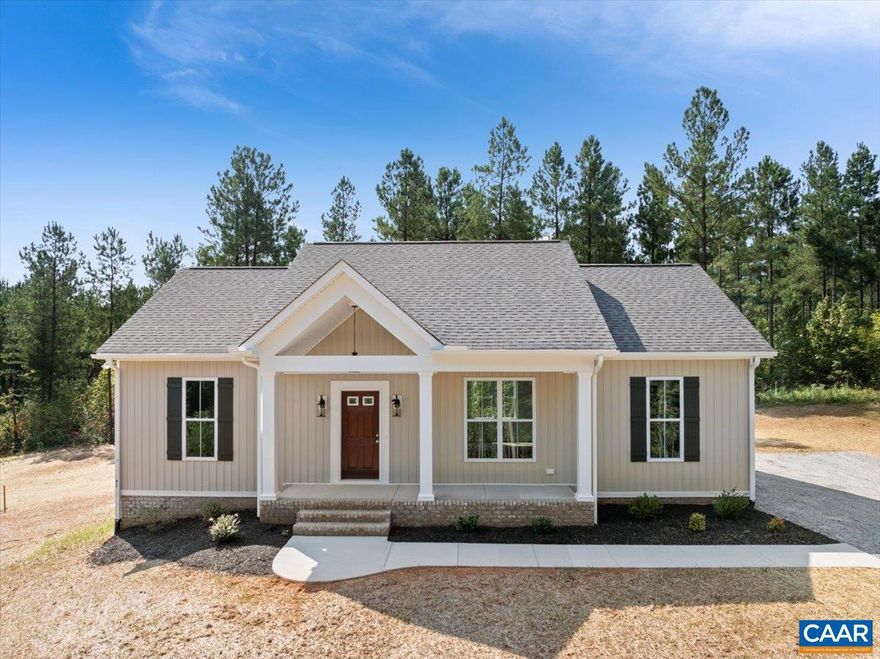 MOVE IN READY!! ASK ME HOW YOU CAN GET CLOSING COST ASSISTANCE! Located on a 3 acre lot. This 3-BEDROOM, 2-BATH home offers a peaceful setting with thoughtful design & quality finishes. The OPEN FLOOR PLAN combines the kitchen, dining, & living areas into a spacious GREAT ROOM with a CATHEDRAL CEILING, perfect for gathering. The KITCHEN features GRANITE counters, MERILLAT CABINETS, a central ISLAND & a PANTRY. LVP FLOORING runs throughout the main living spaces. Nestled in the heart of a swank town boasting an array of wineries, mom-and-pop restaurants, and cozy bed and breakfasts, this home offers a lifestyle of leisure and relaxation. For history enthusiasts and explorers alike, the surrounding area is a treasure trove, with Civil War landmarks, Civil Rights sites, and the esteemed Patrick Henry Museum all within reach. Dive into the rich tapestry of our nation's past while enjoying the comforts of modern living. Conveniently located near interstates, this home provides easy access for travelers and commuters, ensuring that adventures both near and far are within your grasp. Don't miss your chance to make this Rock River retreat your own! Schedule a showing today and experience the best of small-town charm and historic allure.