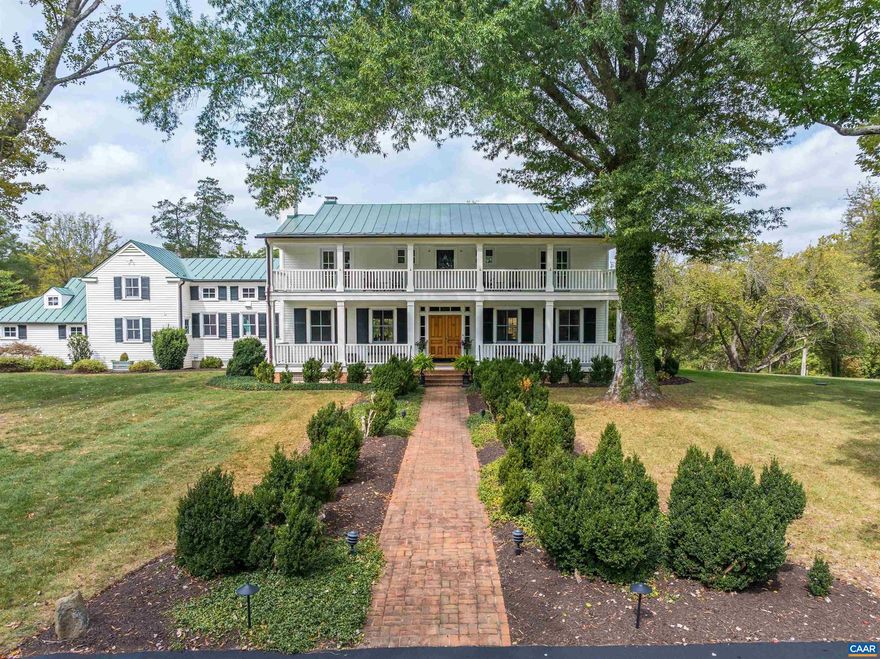 This luxury home is now available in Keswick! Originally built in 1850, 5484 Gordonsville Road was renovated in its entirety in 2019. At the center of the home is a gourmet kitchen designed for culinary enthusiasts and those who love to host. Complementing the kitchen is a regal dining room, pub, and living room. The primary bedroom boasts a walk-in closet and large bathroom. The second floor also offers two additional bedrooms, each with a full bath and balcony access. The garage with an EV charger and custom-built barn doors completes the design. Behind the home is a patio ideal for quiet evenings. Relax by the fire pit overlooking a private swimming pool and garden. The guest cottage offers two bedrooms, a full bath, and a kitchen. The property?s 55 acres are bordered by conservation easements yet remain unencumbered themselves. With five division rights, the possibilities for future use are nearly infinite. Located 20 minutes from Charlottesville, this property is down the road from Keswick Hall and is a short drive from the region's finest wineries. Here, you'll find the perfect balance of privacy and connection, an invitation to live beautifully in Virginia's countryside.,Marble Counter,Painted Cabinets,Fireplace in Bedroom,Fireplace in Family Room