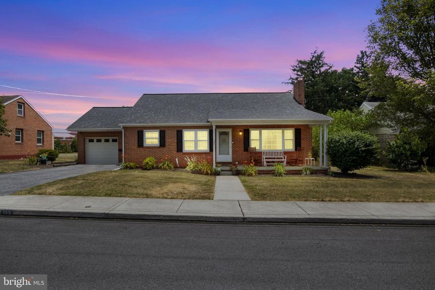 OFFER DEADLINE FOR JULY 13, 2024 AT 2PM! Discover the pride of homeownership with this charming brick Cape Cod located in Dover Schools. This home features 2 bedrooms, 1 full bathroom, and a spacious flat yard. Walk in the front door and to the left you will immediately notice the updated kitchen featuring corian countertops, white upper cabinets and gray lower cabinets with tons of storage. To the left is a spacious family room that could be converted into a 3rd bedroom or left the same for an office or a playroom for the kids. Walk towards the back of the home and you will be surprised by the large living room that has an exit to the back yard. Down the hallway is the full bathroom that was fully renovated in 2019 and then further back, is the first floor bedroom. Upstairs you will find a massive 2nd bedroom with 2 large closets and a storage area that goes over top of the garage. The basement is currently unfinished but is ready for your renovations! This home was fully renovated in 2016 with new hvac components and then a new roof was put on in 2018 and a new water heater in 2020. This home is just a short walk to the Dover Elementary School which has a park and a short walking trail perfect for evening strolls. Don't wait, this one won't last long!
