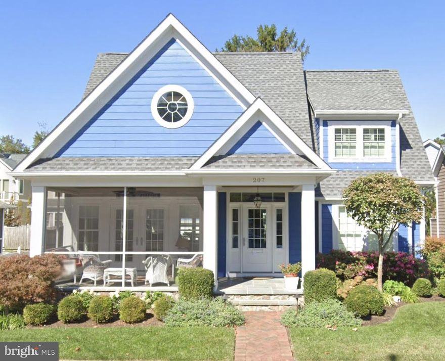 On rare offer, this home on an oversized lot (60’ x 100’) is the perfect opportunity to own not only this fully renovated coastal 3 bedroom, 2.5 bathroom home but also a 1 bedroom, 1 bathroom cottage with two car garage situated just over 2 blocks from the surf, sand, and boardwalk and located in the heart of coveted South Rehoboth.  The home has been lovingly updated with elegantly appointed finishes & custom trim detail and designed with coastal living and entertaining in mind presenting an open floor plan which features a spacious living area, well-sized dining area, and exquisite gourmet kitchen complete with granite counters, ample storage and custom cabinetry, dual ovens, gas range, dishwasher, refrigerator, and much more, all overlooking a beautiful, landscaped private backyard. There is an owner’s suite on the first floor with a walk-in closet and the home features a large screened porch overlooking a beautiful garden.  The second level has 2 bedrooms and bath.  The long driveway has parking for four cars.  Park your car and walk everywhere.  Easy stroll to the beach, boardwalk, shopping, boutiques, and highly rated restaurants.