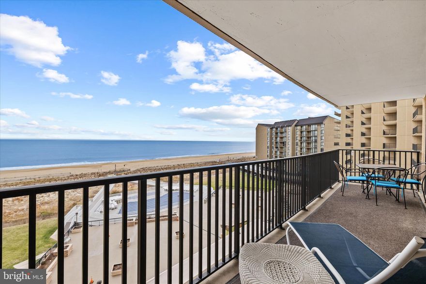 Wake up to the soothing sounds of the Atlantic and breathtaking sunrises in this bright and airy 2-bedroom, 2-bathroom oceanfront condo at 603 N Edgewater House in Bethany Beach. Perfectly positioned for panoramic ocean views, this coastal retreat offers an unbeatable combination of luxury, comfort, and convenience.  Step inside to discover an open layout, featuring a kitchen with sleek granite countertops, stainless steel appliances, and plenty of space to entertain.  The sun-drenched living area flows seamlessly to a large oceanfront balcony—your private perch for enjoying morning coffee, sea breezes, or evening cocktails with a view.  Completely turn-key, this condo is designed to maximize comfort and flexibility for hosting family and friends.  The Primary suite features a King bed, while the second bedroom is outfitted with two Twin beds. The Main living area includes a Sleeper sofa, ensuring ample sleeping space for everyone. The spacious primary suite is a true haven, complete with an ensuite bathroom and the rare treat of waking up to ocean views right from your bed. The second bedroom, also with its own ensuite, offers versatility and privacy, with a convenient entryway to the main living space. Thoughtful details abound, including a laundry room with storage, multiple closets for all your beach gear, and even a ground-level beach locker for added convenience.  Outside your door, indulge in Sea Colony's world-class amenities that redefine resort-style living. Take a dip in one of the multiple indoor or outdoor pools, work up a sweat in the state-of-the-art fitness facilities, or challenge friends to a match on the indoor or outdoor tennis courts and pickleball courts.  Edgewater House is highly sought after with Onsite Amenities including an Indoor Pool, Fitness Center, Sand Bar Cafe and the Security Office.  With your reserved parking spot and direct beach access, every detail has been designed with ease and relaxation in mind.  Whether you’re searching for a serene getaway or a vibrant beachside lifestyle, this exceptional condo delivers it all.  Don’t miss your chance to own a slice of paradise in Bethany Beach!