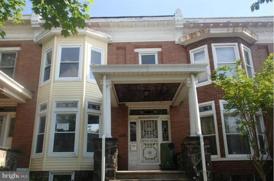 HUD Owned Home, case number 241-783099. HUD Homes are sold "as is," FHA insurable with repair escrow, subject to appraisal. Don't miss out on this value priced home! Enjoy nice room sizes. Covered front and rear porches for warm weather entertainment. Use the basement for extra storage. Also enjoy an additional bathroom Just a short drive to Downtown Baltimore.