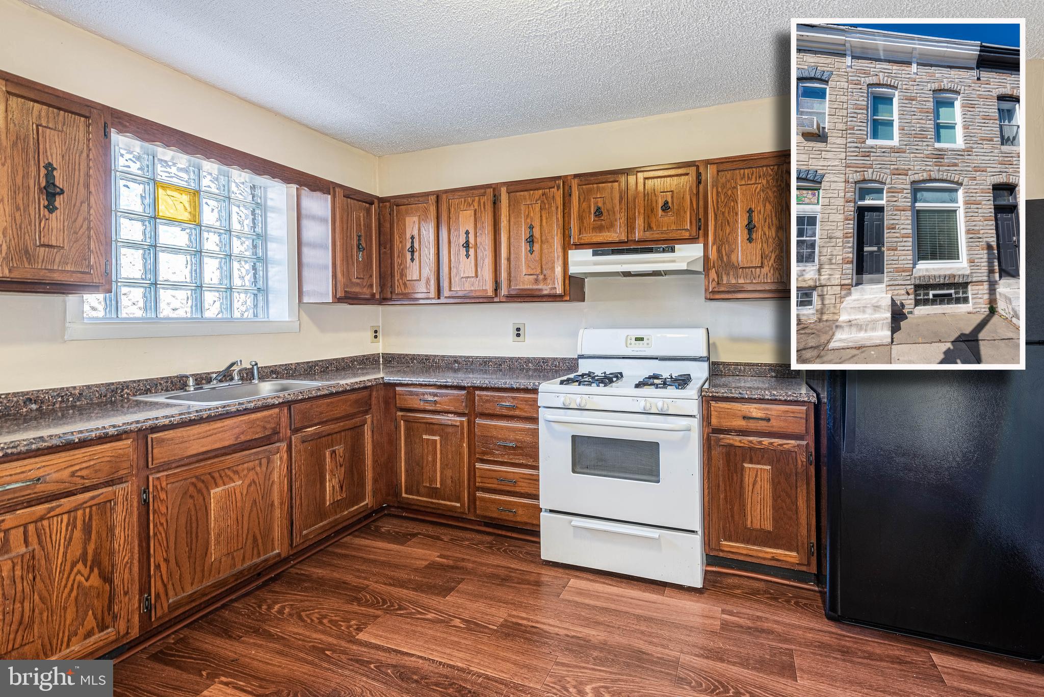 THE POSSIBILITIES ARE ENDLESS WITH THIS HIGHLANDTOWN ROWHOME! Great opportunity to renovate and resell or put in a little TLC and add to your rental portfolio! Main level has a spacious living room and a large kitchen with plenty of cabinet space, the upper level offers 2 large bedrooms and 1 full bath, an unfinished basement that can be finished to add more living space, and a rear patio that can easily be converted to off street parking - easy access through the alley with a deep lot! Tons of renovations happening in the area making this a prime investment opportunity! Sold As-Is