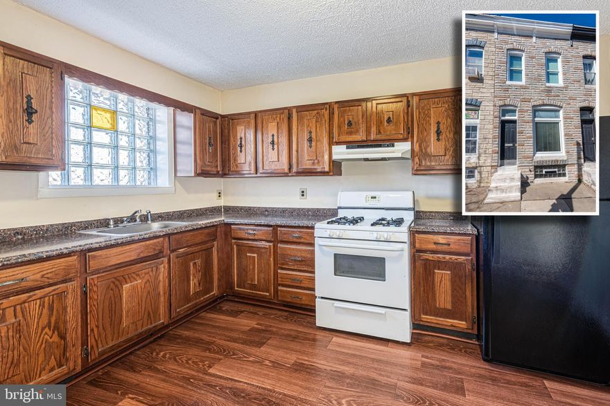 THE POSSIBILITIES ARE ENDLESS WITH THIS HIGHLANDTOWN ROWHOME!  Great opportunity to renovate and resell or put in a little TLC and add to your rental portfolio!  Main level has a spacious living room and a large kitchen with plenty of cabinet space, the upper level offers 2 large bedrooms and 1 full bath, an unfinished basement that can be finished to add more living space, and a rear patio that can easily be converted to off street parking - easy access through the alley with a deep lot!  Tons of renovations happening in the area making this a prime investment opportunity!  Sold As-Is