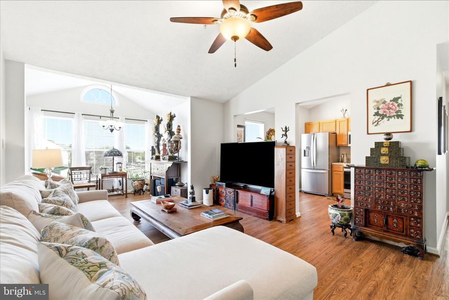 Discover elevated living in this absolutely beautiful third-floor unit in Ballenger Creek Condominiums, maintained in truly pristine condition with low condo fee and NO CITY taxes! This sun-drenched residence features a thoughtful split-bedroom design with two full baths, a spacious living/dining area, and a versatile sunroom perfect for morning coffee or a quiet home office. The upgraded kitchen is a true standout, boasting a suite of nearly-new appliances including a brand-new dishwasher and microwave (2026), garbage disposal (2025), range (2023), and refrigerator (2022)—not to mention the convenience of an in-unit washer and dryer. Perfectly positioned in the heart of Frederick, you are just minutes from the lush trails and dog park at Ballenger Creek Park, the premier shopping and dining at Westview Promenade, and major commuter routes like I-270 and I-70. This is low-maintenance living at its absolute finest!