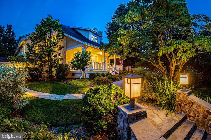 One-of-a-Kind property in North Arlington on .36 acres. Nothing else like this on the market. Beautifully renovated and expanded farmhouse w/ inviting front & rear porches leading to the breathtaking outdoor spaces & stunning landscaping. Top-of-the-line finishes. Gourmet kitchen, large dining room, 5 bedrooms perfect for a private au pair or in-law suite. 5,000 SF. Minutes to DC and walk to park.