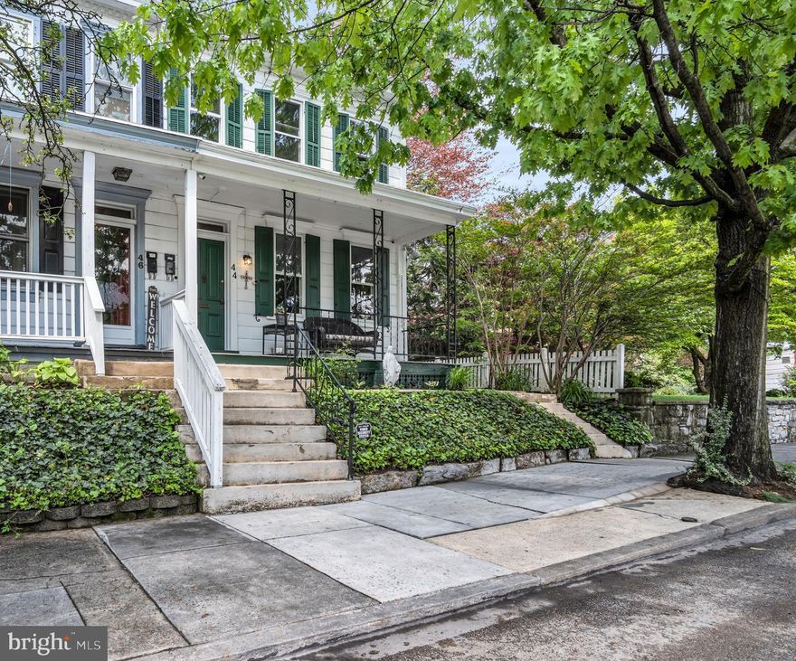 Presenting a great downtown beauty!  Walking distance to shops, restaurants and Dickinson College this spacious home has lots to offer!  Refinished floors in the first floor and exposed brick brings out the character in this gem! From the front porch step into a nice entry, large living room, dining room and eat-in  kitchen on first floor.  3 bedrooms and bath (with clawfoot tub) and balcony on second floor and a finished third floor!  The third floor would make a great hang out space for kids or an in-home office!  If you enjoy  front porch sitting and a nice back yard with a peaceful vibe great for entertaining this home has it!  This well cared for home has lots to offer and is waiting for a new owner!