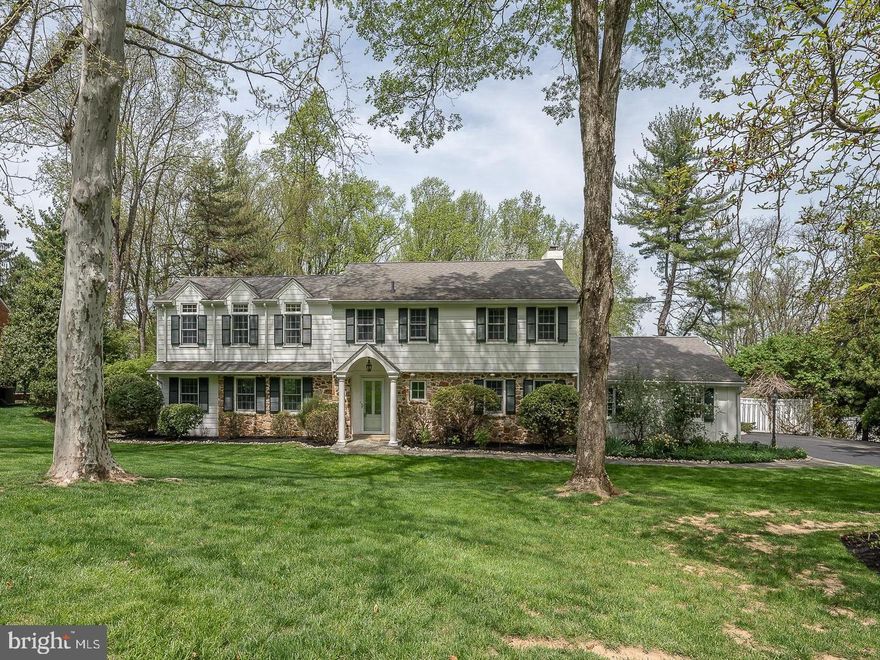 Spring is here and 586 Mountview Road is in full bloom for your buying pleasure! Beginning on Thursday,  April 20, we welcome you to visit this exceptional home in the highly desirable Woodlea-Conestoga neighborhood and enjoy the many features you have dreamed about owning...a beautifully redesigned and skillfully executed custom fireside Kitchen, fireside Family Room and Breakfast Room addition and a recent handsome Main Bedroom and Bathroom  and 2nd floor Laundry addition!  3 additional Bedrooms and 2 full Bathrooms complete the 2nd floor and a beautiful Living Room/fp, Dining Room, Den and Powder Room complement the 1st floor.  The Basement is fully finished and holds another Laundry facility.  Outside, the recently implemented hardscape is stunning! Stone retaining walls & flagstone terraces underpin a covered porch, while extending an invitation to grill and dine al fresco or relax in the 2nd level in cushioned comfort (outdoor furniture &  firepit coffee table included)!  The landscape provides total privacy on this .6-acre property!  Except for the Main Bedroom, hardwood flooring is standard.  Many of the described improvements were executed between 2009 and 2017. Additionally, specific  attention was paid to mechanical and visual improvements, such as: 2 Propane tanks for fp’s; Generator; sump pumps; total Driveway; Roof; main OHW heater; HW heater for radiant floors in Kitchen/FR addition; GFCI’s throughout; Upgraded  200 AMP electric service; Solar Post and walkway lighting;  Garage electric car charger (Porsche).  Please see Seller’s Disclosure and Pillar& Post Home Inspection report for details. (Suggested repairs have been addressed.) You’ll LOVE living here!