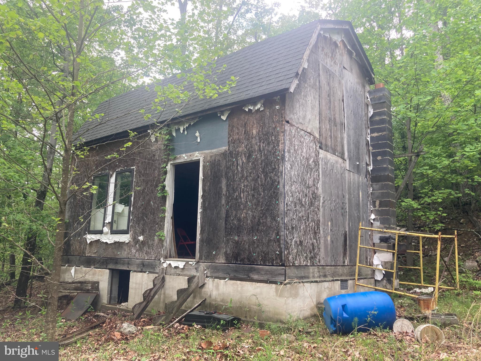 Ever dream of that cabin in the mountains, but money is tight? Here’s your chance. 16x24 cabin has been started. Foundation and shell are up. Roof is done. Bring your toolbox and creativity. Thousands in free building material ( wood and stone ) right here on the property! Owner states there is a spring on the property. Well alternative? With the right vision and some work, this could be transformed into a showplace. Cabin sits high up on property. BRING YOUR HIKING BOOTS AND A WALKING STICK!