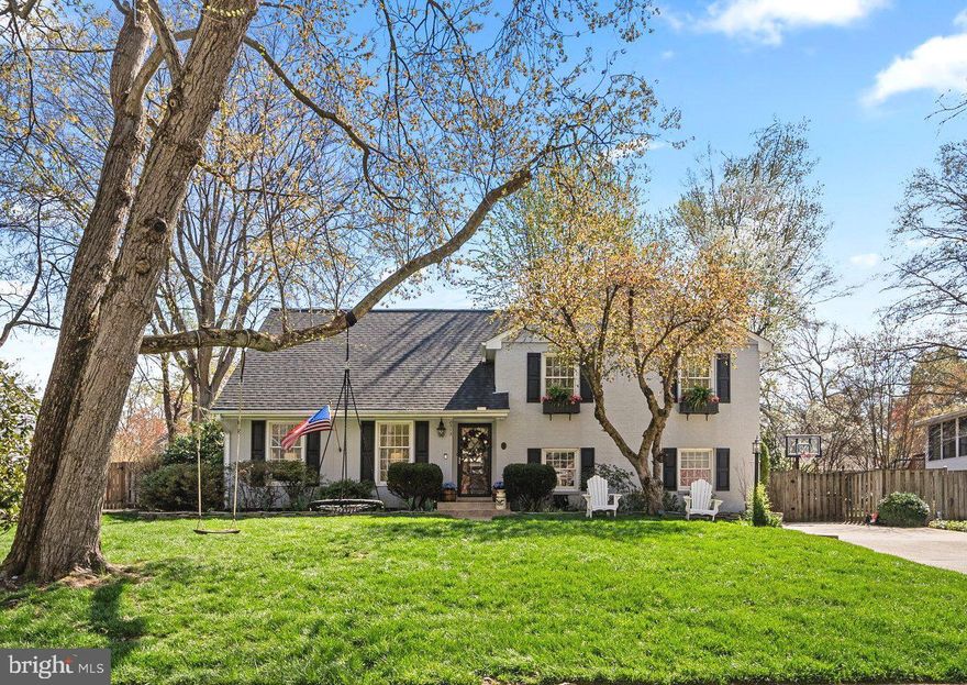 Set on a quarter acre lot in the sought-after Riverside Gardens community, this beautifully updated all brick 4-bedroom, 2.5-bath home delivers over 2,400 square feet of living space across four finished levels. Thoughtfully maintained and enhanced, this home blends charm with modern updates creating a warm and inviting retreat. Step inside and you will find lovely hardwood floors, a neutral color palette, and great natural light. The large formal living and dining rooms are a great entertaining space with elegant crown and chair moldings. The recently updated gourmet kitchen features stunning quartz countertops and matching backsplash, rich cabinetry, a breakfast bar, gas cooking and loads of counter workspace. The adjacent sunroom, with its vaulted ceiling and walls of windows, invites the outdoors in and making it the perfect space to start or end your day. A few steps away is the cozy family room with recessed lighting, custom built-in bookshelves and a gas fireplace, ideal for family games and relaxing evenings. A spacious powder room and large finished walkout mudroom and laundry area complete the lower level. Upstairs, three bright bedrooms with generous closet space share an updated hall bath. The top-level owner's suite is a private sanctuary with an ensuite bath with dual sink vanity, a frameless glass shower, and spa-like finishes. Outside, the gorgeous, fully fenced backyard is beautifully landscaped with a fieldstone patio and garden edging, new lighting, a tranquil coy waterfall pond, mature trees, and a fully wired custom-built shed! Practical updates include a new hot water heater (2021), a new roof (2020), an updated AC system (2016), and a new furnace (2019), ensuring peace of mind for years to come. Located in a vibrant neighborhood with sidewalks, top-rated schools, and the Riverside Gardens Swim & Tennis Club (memberships available separately), this home offers easy access to DC and Arlington via the scenic George Washington Parkway. Restaurants, shopping, and farmers markets are nearby and from here, it is just six miles to Fort Belvoir and DLA. This home is a true gem in a prime location, welcome home!  OFFERS, IF ANY ARE DUE ON TUESDAY  4/22 AT 10 AM.