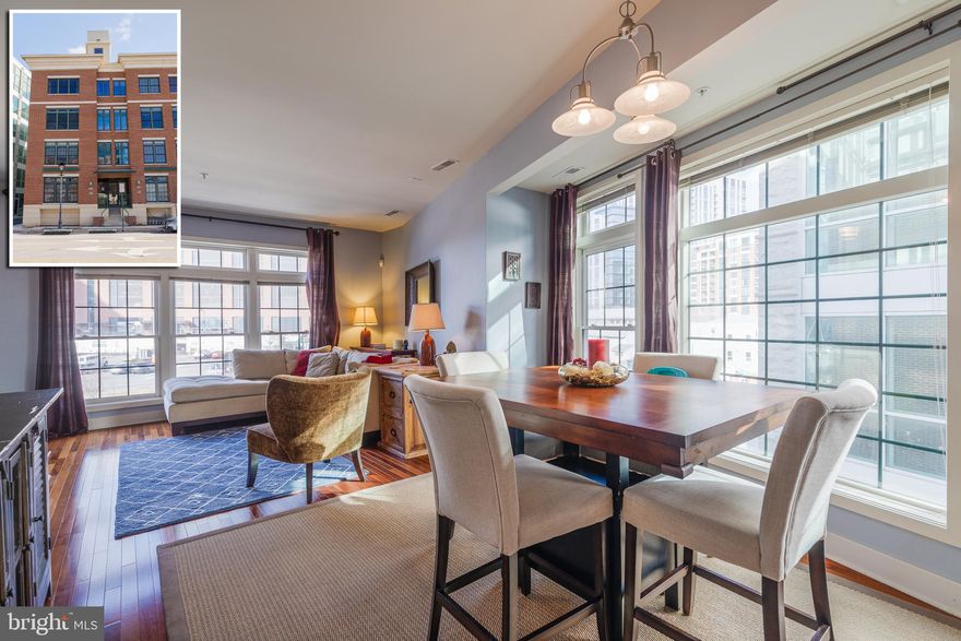 SUN DRENCHED CORNER BI-LEVEL CONDO IN THE HEART OF FELLS POINT W/ OVER 1,500 SQ. FT. OF LIVING SPACE & DEEDED GARAGE PARKING LOCATED STEPS FROM UNIT ENTRY!  Location does not get any better than this - located right where Fells Point and Harbor East meet!  Gleaming hardwood floors throughout, open floor plan w/ spacious living room w/ gas fireplace, separate dining area, Chef's kitchen w/ granite counters & ss appliances, main level half bath, upper level w/ 2 bedroom suites including a generous Master suite w/ spa bath w/ double sinks, separate shower, and large soaking tub, rooftop terrace w/ incredible views of Harbor East and the Harbor!  Located steps from tons of shopping and all the hot Baltimore restaurants.  This is city living at it's best!