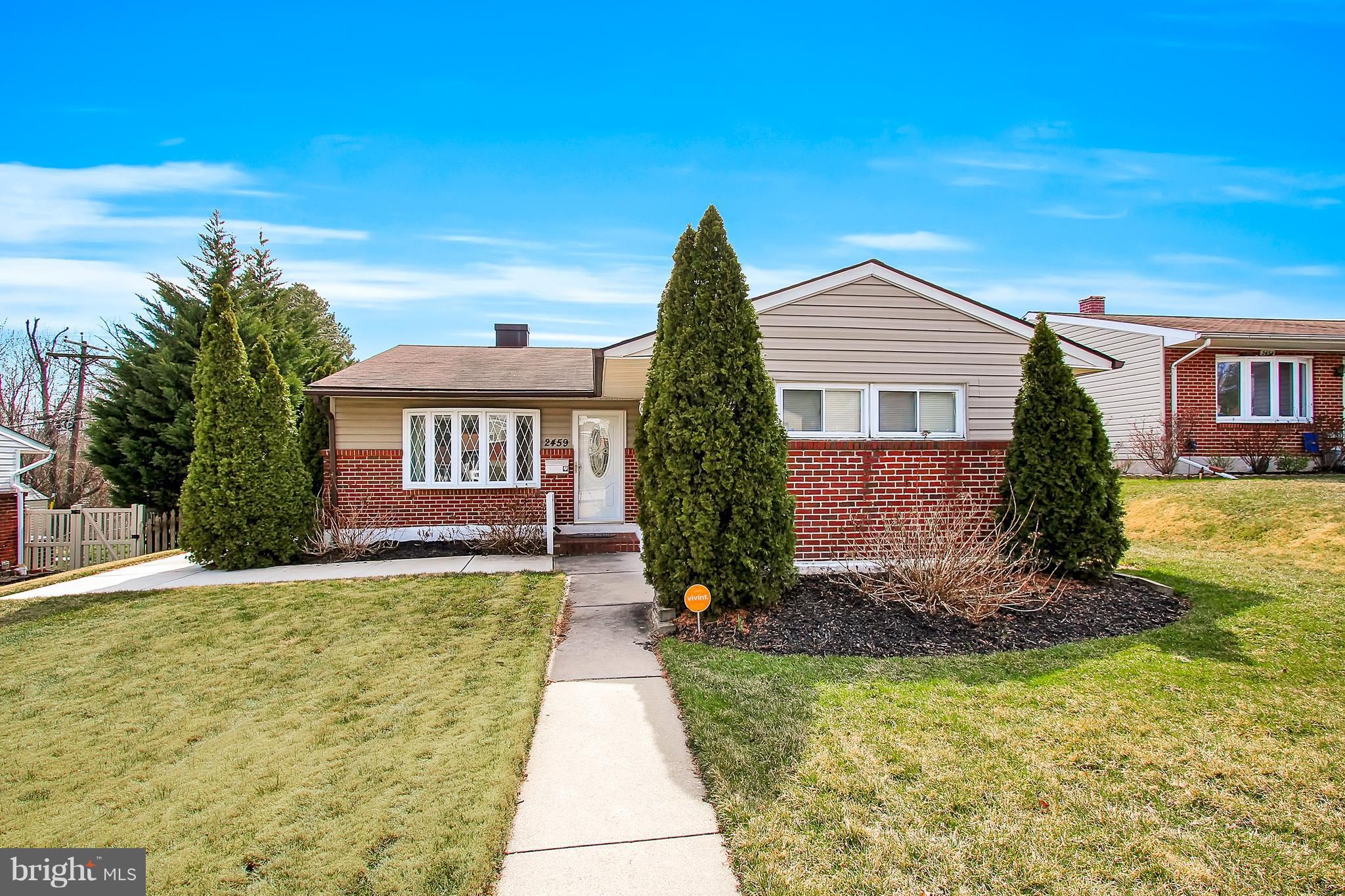 Updated 3BR Rancher in Woodcroft, Large Family Room Addition w/ Brick Fireplace, Sliders to Rear Covered Patio, Shed/Workshop/Office w/Electric, Heat, AC, Attic. Fenced Rear Yard. Estate Sale.