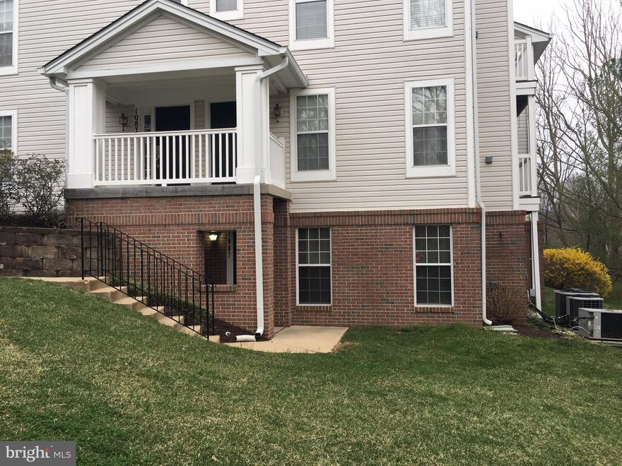 Nice END UNIT with lots of light. Scenic view wooded area that runs through back yard with a jogging trail. 2 spacious bedrooms and 2 full bathrooms. Conveniently located near community tennis court and pool. Minutes from the Kentland or Gaithersburg Crown area. Easy to I-270. Available on 9/15/2023.