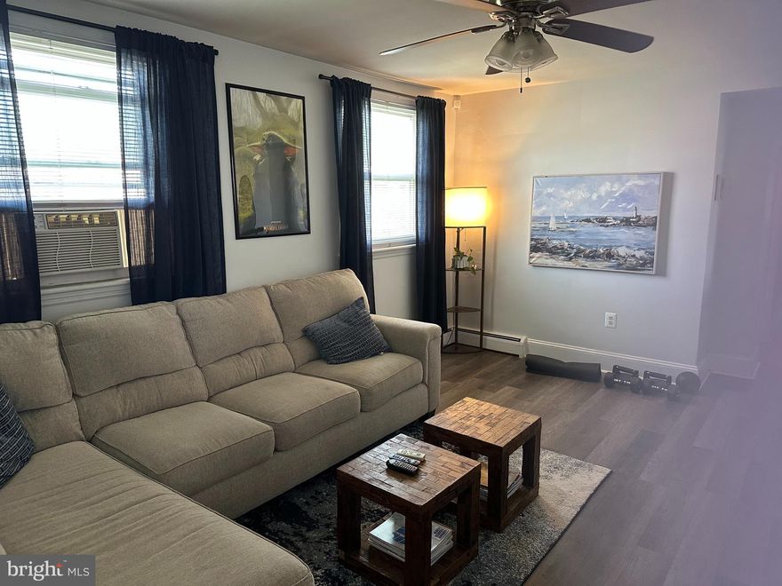 Charming 2-bedroom rental in the heart of West Chester Borough is available for June 1 occupancy! Enter into the light and airy living room featuring two oversized windows and a ceiling fan. The spacious eat-in kitchen includes a walk-in pantry and access to the patio which overlooks the fenced-in back yard. Down the hall are two bedrooms and a full bath with walk-in shower.  Conveniently located, this upper-level apartment is in walking distance to shops, restaurants, West Chester University and everything the Borough has to offer! No smoking, no exceptions!