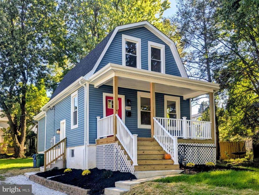 Welcome to this stunning, fully renovated home — where timeless charm meets modern comfort. Every detail has been thoughtfully updated from top to bottom, giving you the peace of mind that comes with brand-new systems and quality craftsmanship. Enjoy worry-free living with all-new electrical, HVAC, and plumbing — right down to the main water line and gas meter. All renovations were fully permitted and inspected, ensuring a solid investment for years to come. The functional layout features a main-level primary suite for added convenience, plus two additional bedrooms upstairs — perfect for family, guests, or a home office. The updates extend beyond the interior: this home boasts a new roof, energy-efficient windows, siding, exterior doors, and a welcoming front porch — everything you need to enjoy low-maintenance living inside and out. Move right in and start creating new memories in a home that feels brand new, yet full of character.