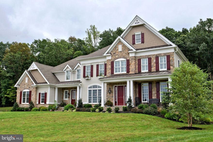 Located in Upper Makefield s highly sought after and prestigious community of Dutchess Farm Estates, this spectacular Toll Brother s Weatherstone Traditional model sits majestically on the highest lot in the community.  Backing to woods with gorgeous long distance views of Jericho Mountain, this 1.31 acre end of cul-de-sac lot features immaculate landscaping, including flagstone walkways, ample lighting & irrigation. Barely 3 years old, this property provides a timely opportunity to move right in to this now completely sold out 67 lot estate community.  The classic look Stone/Hardie Plank Weatherstone is a newer Toll floor plan and features an elegant single story foyer entry with straight on view out the rear. Impressive 10  first floor ceilings, gorgeous staircase with oak treads and gleaming white spindles and maple hardwood floors, greet you upon entering. To the right is a bright formal living room with gas fireplace and custom marble mantle, to the left the formal dining room and Butler s Pantry. The gourmet kitchen, with large breakfast room and bonus planning center room, features gleaming white 42  cabinets, granite counters, giant center island with seating for four and contrasting color cabinets, and walk in pantry. Appliances include 42  Sub Zero Refrigerator, Jenn Air Oven/Microwave, Jenn Air 6 Burner Range, and Jenn Air Dishwasher. The family room features 12  ceilings, double sided fireplace and walls of windows. A formal office/library, with cathedral ceiling and walls of windows shares the double sided fireplace. The main floor boasts a nicely sized 5th bedroom suite with gorgeous bath, perfect for in-law, guest, or au pair. Mud room entry w/cubbies and plenty of storage space and powder room complete the first floor. The upper level features a luxurious Master Suite consisting of a large sitting room, main area with coffered ceiling, spectacular Master Bath with oversized custom shower & multiple water sprays, Carrara marble throughout, huge walk in closet w/Center Island. Three additional bright and airy bedrooms all with en-suite baths, bonus entertainment/upper family room area, oversized laundry room, and convenient rear staircase complete the upper level. This beautiful, neutrally appointed home features a multitude of structural options and upgrades, including Anderson 400 series windows, Control 4 sound, video and security system, 8 person Caldera Spas hot tub, 3 car garage, expanded driveway parking, 4 zone Heat/AC, and much more. The huge basement, with added ceiling height, offers the opportunity to add your personal design and finishing touch to this magnificent home. Mint, move-in condition. Located just minutes to Newtown and New Hope Boro, in heart of the Council Rock School District.