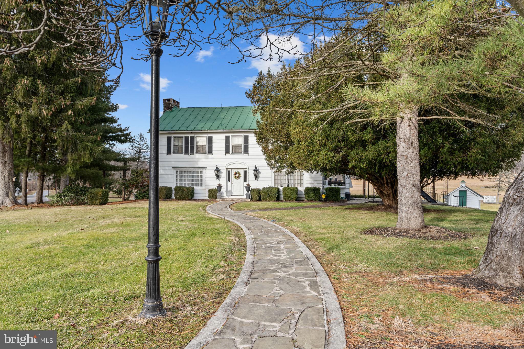 A special opportunity awaits with this historic property turned wedding venue. 120 acres of rolling fields and woods surround a home that has welcomed many past prominent guests. The grandfathered use of the wedding business, as well as the home, pool, pond, banquet hall & barn are being offered for sale. The seller would consider lease or owner financing terms. There is ample parking for guests, walking trails to be enjoyed, and wooded acreage for hunting. Current zoning also allows uses such as campground, golf course, landscaping, greenhouse, B & B, and roadside stand. Multiple sources of income could be added to the existing revenue. And of course there is the option for the home to become owner occupied and enjoyed as an estate. Location is convenient to Rt 83, Pinchot Park, & Roundtop Mountain Resort. Please contact the list agent to discuss this unique property. Showings by confirmed appointment only with list agent to accompany.