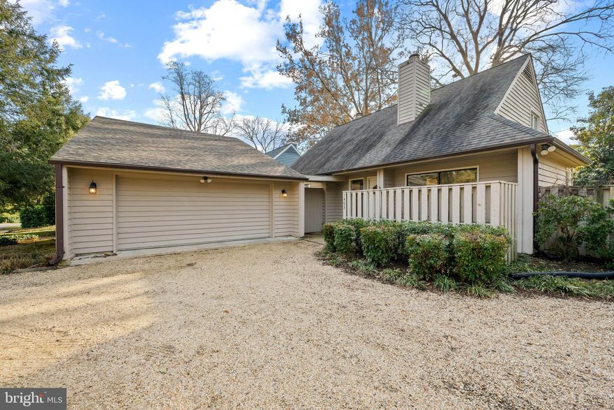 Tucked away at the end of a quiet, secluded street off No Cherry Grove (one of the prettiest streets in sought after Homewood) is the home you have been waiting for!  This exceptional 4 BR, 2.5 BA, 3 level Contemporary offers rare privacy while remaining within walking distance to West Street Library, shops and restaurants and nearby Downtown Annapolis. Built in 1980, the home features a highly desirable main level Primary Suite complemented by elegant formal Living and Dining Rooms, a spacious Family Room, 2 fireplaces and custom built-ins. The remodeled granite Kitchen offers stainless appliances, solid wood cabinetry and leads to adjacent Family Room which opens seamlessly to beautiful outdoor living with decking and patio, perfect for entertaining or just enjoying the peaceful setting.  

Set on a private, fully fenced lot, this home truly delivers PRIVACY, PRIVACY, PRIVACY- a rare find so close to the heart of Annapolis proper. Additional highlights include an oversized two car garage, circular driveway and generous storage throughout all three levels. 

Offered fully furnished, this property has an impressive rental history, serving as a corporate rental for over 10 years, consistently commanding $6500/mo. This makes it an outstanding opportunity for investors or buyers seeking short term rental or executive rental potential, as well as a turnkey primary or second home. 
A unique blend of seclusion, walkability and proven income, thisHomewood gem is truly one of a kind.