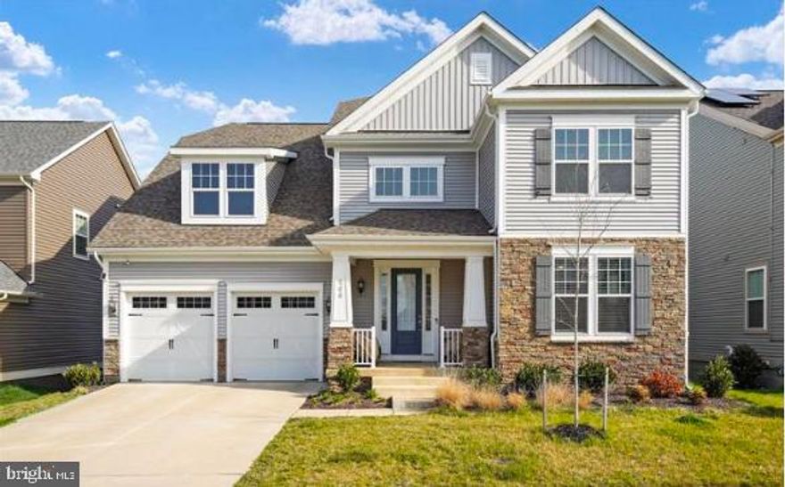 Welcome to Your Dream Home in the Heart of Embrey Mill! Nestled on a premium, flat lot backing to serene greenery and mature trees, this stunning Middleton model by Stanley Martin is the epitome of refined living. Located in the highly sought-after Embrey Mill community, this residence boasts over 5,100 finished square feet of elegant space across three beautifully finished levels, including a walk-out basement and a spacious 2-car garage. From the moment you step inside, you’re greeted by a seamless and thoughtful floor-plan, enhanced by a bump-out on all three levels and over $50,000 in designer upgrades. The welcoming foyer flows effortlessly into a private home office, a sun-drenched living area, and the heart of the home - an open-concept kitchen, dining, and family room ensemble framed by walls of windows that flood the space with natural light. The gourmet kitchen is a true showstopper, featuring a massive waterfall island with a breakfast bar and dual-sided cabinetry, Carrara Marmi quartz countertops, Harbor-colored Tahoe maple cabinetry with satin nickel hardware, a gas cooktop, stainless steel appliances, and a generous walk-in pantry. Adjacent is a cozy breakfast nook and an expansive family room with elegant coffered ceilings, perfect for both everyday comfort and entertaining. The main level is finished with luxury vinyl plank flooring, recessed lighting, and a chic powder room, adding both style and function. Upstairs, the luxurious owner's suite offers a retreat-like experience with a tray ceiling, ceiling fan, and a spa-inspired ensuite bath featuring a soaking tub, oversized walk-in shower, double vanity, and a large walk-in closet. A second bedroom enjoys its own private bath, while two additional spacious bedrooms share a third full bath. The convenient upper-level laundry room comes equipped with a full-size washer and dryer. The finished walk-out basement includes a sprawling recreation area, a fifth bedroom, and a full bathroom - perfect for guests, in-laws, or a private retreat. It also features a rough-in for a future wet bar, offering endless possibilities for customization and entertaining. Step outside to a large outdoor patio and an expansive backyard, complete with a storage shed - a perfect space for gatherings, play, or peaceful relaxation. Unmatched Community Living -  Located just steps from community pools, this home is surrounded by the incredible lifestyle that Embrey Mill is known for. Enjoy morning walks to Grounds Bistro & Café, weekends at the Festival Park amphitheater, or relaxing days at the dog parks, community gardens, and nature trails. The neighborhood also offers soccer fields, multiple pools with clubhouses, and even a track park designed for bike races and foot races alike. Just outside the neighborhood, the Jeff Rouse Swim & Sport Center and the Embrey Mill Town Center offer everything from Publix grocery shopping to exciting new eateries, with even more on the horizon. Commuting is a breeze with two I-95 exits (Courthouse Rd and Route 610) nearby. Stafford Hospital, multiple schools, golf courses, and major shopping destinations are all within 10 minutes. Historic Downtown Fredericksburg is just a 20-minute drive south. If you're looking for a modern, stylish, and functional home in an amenity-rich, family-friendly community - this is the one. Come see why this gorgeous residence in Embrey Mill stands out as a truly special place to call home. Welcome home!