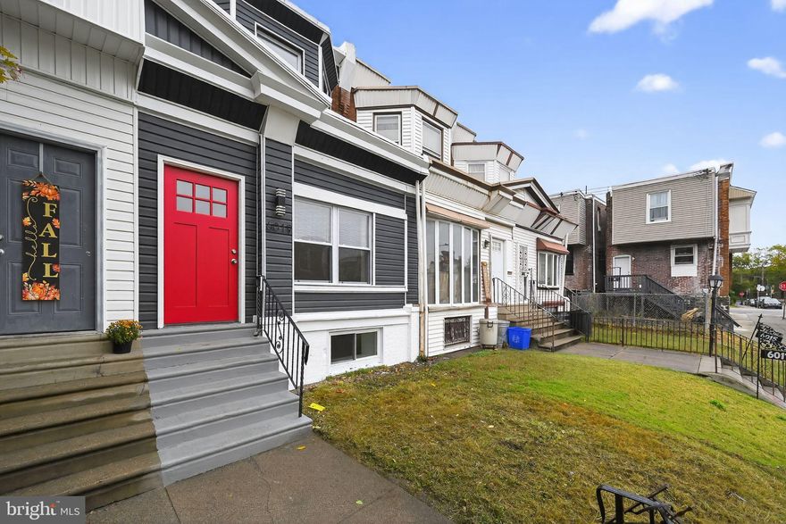 Welcome to 6019 Wharton Street, Philadelphia, PA, a beautifully renovated 3-bedroom, 2 full and 2 half bath home offering modern comfort and style. The open-concept main level features a sleek kitchen with quartz countertops, stainless steel appliances, and custom cabinetry. Upstairs, the spacious bedrooms include a private primary suite with a designer bath. A finished basement with a half bath provides extra living or entertainment space, and the fenced rear yard adds privacy and outdoor enjoyment. Everything is brand new—HVAC, roof, plumbing, and more—making this home completely move-in ready.