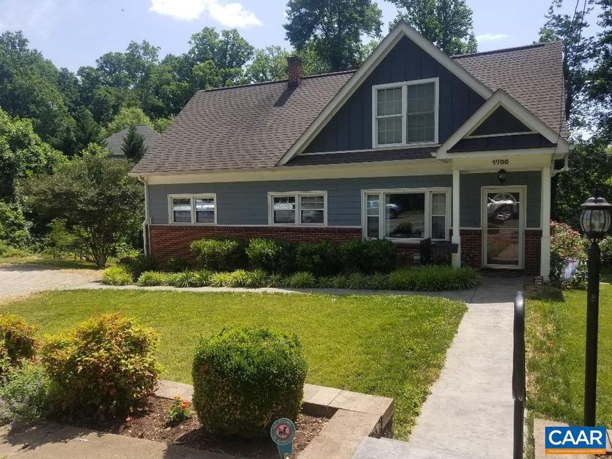 Unique offering in Charlottesville's Cherry Avenue Corridor (close to Jefferson Park Ave./Fry's Springs). Walk/Bike to UVA Hospital. This house has it all & is conveniently located close to UVA. 2.2 miles to downtown mall Charlottesville. 1.6 miles to UVA hospital. 1.5 miles to 5th Street Station. Lawn maintenance is included in the rent. Off-street parking at the home as well as convenient on-street parking for guests. Large deck (250 square feet) in rear of home overlooks the well maintained, fenced-in yard for outdoor enjoyment. Apply on Godfrey Property Management Inc. website or using printed application on front door of office.