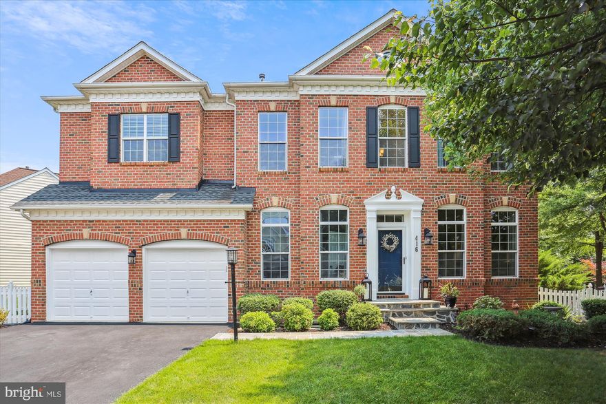 The new owner requested photos and floorplans to be deleted from the MLS for privacy reasons.  Please email or call if performing a valuation analysis or appraisal and I can send a link for the virtual tour.  Rare to market Beazer Homes Middleton model on a fully-fenced corner lot in Rose Hill. This 4BR/4.5BA colonial features over 5,000 square feet of living area on three levels plus a two-car garage. Special features include a great sense of light and spaciousness with 10-ft. ceilings on the main level and 9-ft. ceilings on the upper and lower levels, model home décor with custom painting and elaborate molding, new wide-plank hand-scraped hardwood floors on the entire main level, new plush carpeting on the upper level, and wood look porcelain tile in the walk-out lower level; re-designed kitchen with expanded granite island and built-in counter-height cabinetry dividing the open family room; remodeled bathrooms with LVT and porcelain tile flooring, granite vanities, and new fixtures; recessed lighting, upgraded lighting fixtures, detailed molding, new door hardware, and custom window treatments throughout; professionally manicured lot with specimen trees and shrubs, flagstone walkway to front stoop, entertaining rear yard with flagstone patio, stone wall, and pergola with outdoor lighting sheltering an outdoor stainless commercial grill. BONUS barely visible OWNED (not leased) solar panels on the rear roof provide green savings...both with the environment and your wallet.  Open two-story foyer entrance with transom window, dramatic curved oak staircase, wrought iron chandelier, and upper-level overlook; formal living room with arched entry and decorative columns from foyer; matching arched entry to dining room with tray ceiling and chandelier; double French door entry to study and powder room in hallway; gourmet kitchen with 42-inch raised panel cherry cabinets, Whirlpool & Bosch stainless appliances, granite countertops, glass tile backsplash, expanded center island/breakfast bar with 21-bottle built-in wine fridge, and breakfast room with chandelier, huge bow window and pantry closet; step-down family room off kitchen with built-in granite-topped cabinetry, slate gas fireplace with heat circulating fan, ceiling fan, walls of windows with Palladian transoms, and French door to rear yard and enormous flagstone patio; curved staircase to upper level landing with recessed lighting, chandelier, linen closet, and laundry room with utility sink and h/e washer & dryer; primary bedroom suite with tray ceiling, ceiling fan, sitting area, and two walk-in closets; remodeled primary bath with LVT flooring, two oversized vanities with granite countertops, new plumbing fixtures, new lighting fixtures, vessel soaking tub, ceramic tile walk-in shower with glass enclosure, and separate water closet with Toto Washlet toilet; second and third bedroom with walk-in closets and shared buddy bath; fourth bedroom en suite with walk-in closet and private bathroom (both bathrooms updated with LVT flooring, granite vanities and new fixtures); walk-out lower level with wood-look porcelain tile and recessed lighting throughout featuring a recreation room with double French doors to rear yard and patio, media/exercise room, and connected renovated full bath with porcelain tile flooring and walk-in shower with designer subway tile and pebble-finish shower floor tile; new roof (2018), dual zone gas HVAC, and new water heater (2021). Rose Hill has deftly blended the appeal of historic Rockville’s past with the allure of its future. Be part of the vibrant Rockville Town Center featuring shopping, fine restaurants, sidewalk cafes, the new Rockville Regional Library, Regal Cinemas, and other entertainment and cultural facilities.