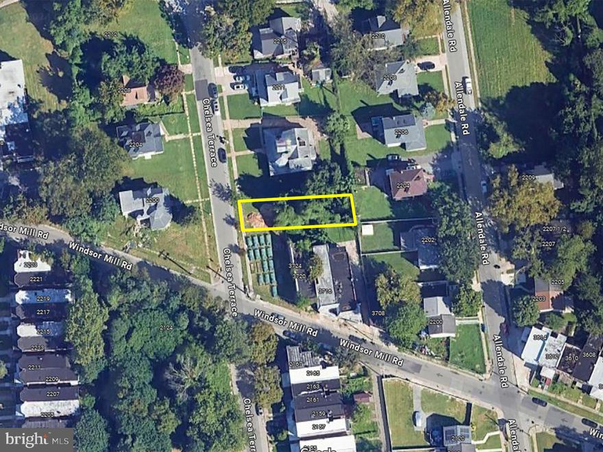 ONLINE AUCTION: Bidding begins 5/9/2024 @ 10:00 AM. Bidding ends 5/13/2024 @ 11:00 AM. List Price is Suggested Opening Bid. 10% Buyer's Premium or a $1,000 auction service fee, whichever is greater, will be added to the high bid. Deposit: $2,500. Lot of land located in the Mount Holly neighborhood area. JUST MINUTES to Gwynns Falls/Leakin Park & Coppin State University. Easy access to major traffic artery Gwynns Falls Parkway. Vacant lot of land. +/- 3,600 sq ft.