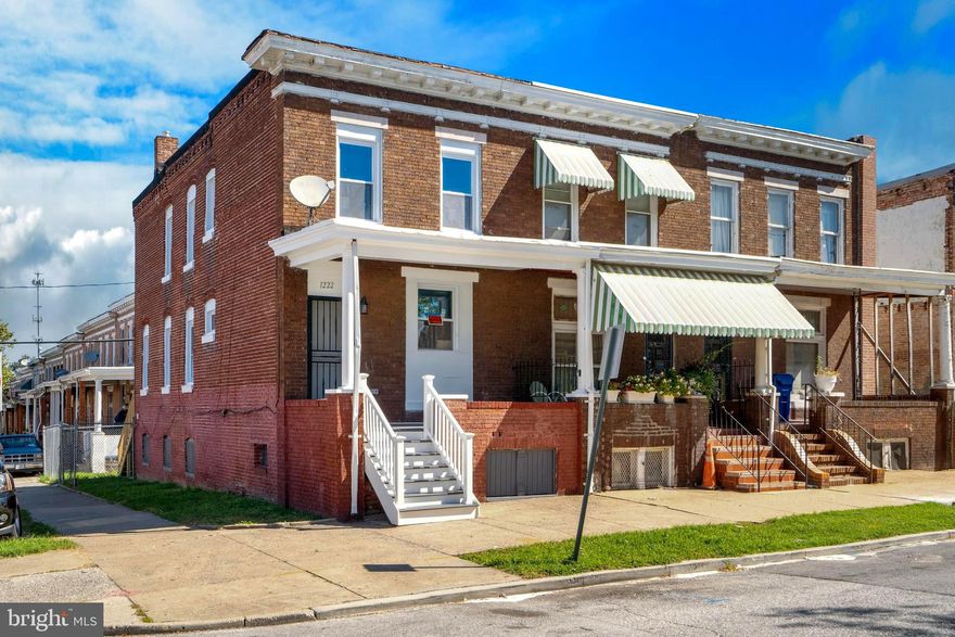 This remarkably renovated end unit brick row home welcomes you! Enjoy your morning cup of coffee on the covered porch. Luxury plank flooring and fresh paint throughout the home are some of the many captivating and charming details the home bestows. The living room is warm and inviting, great for watching your favorite TV show. Entertain guests and family in the dining area. Prepare, cook and create your next masterpiece in the spacious kitchen with stainless steel appliances, modern crisp white cabinetry and ample counter space. Retreat from a long day in the natural light filled spacious primary bedroom. The additional bedrooms are sizable and suitable for family, guests or used as a home office. The unfinished lower level is perfect for storage, with a walkout to the fenced in backyard, ideal for hosting BBQs and other family fun. Conveniently located to the bus line and shops. What are you waiting for? Schedule your showing today!